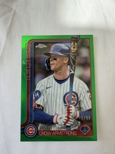 Pete Crow-Armstrong 2025 Topps Chrome Update GREEN IMAGE VARIATION /99  #USC76