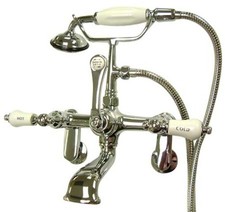 Kingston Brass CC54T Vintage Wall Mounted Clawfoot Tub Filler - Chrome