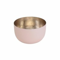Gift Company Windlicht Madras S Teelichthalter Kerzenhalter Blush Gold H 5 Cm