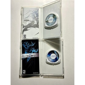 PlayStation Portable PSP Final Fantasy Video Game Bundle Works🔥Dissidia Nice!