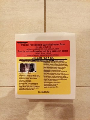Tropical Butterfly Passionfruit Guava Refresher Base BB 8/29/26 QUICK SHIPPING