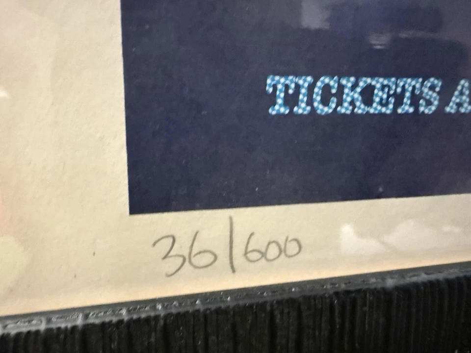 The Offspring Poster Numbered 36/600 Singed by Uncle Charlie  Framed Art Classic - Image 2 of 3