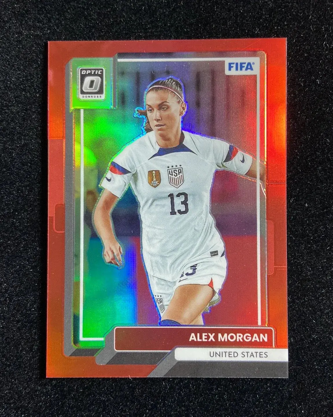 2022-23 Panini Donruss FIFA Optic Red #124 Alex Morgan 146/165 United States J47