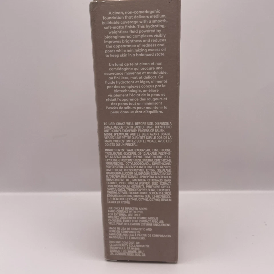 Rose Inc Softlight Skin Smoothing Foundation 24W Medium-Deep Warm 1 oz NIB - Image 2 of 4