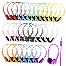 Classroom Kids Headphones Bulk 20 Pack Class Set of Headphones for 20 Pack B 