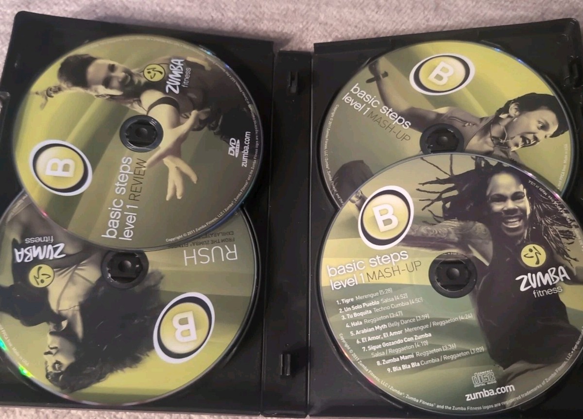 Basic Steps Level 1 Review, Zumba Fitness 2 DVD + 2 Music CD 2011