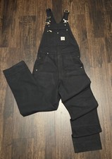 Carhartt Insulated Overalls double knee Bib Size 30x34
