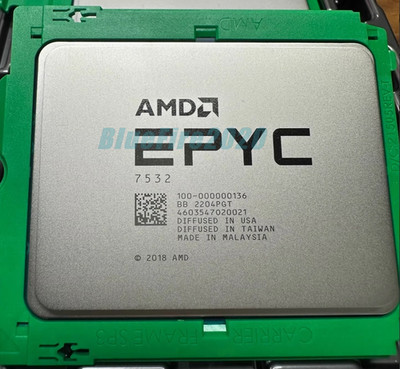 AMD EPYC 7532 Rome Processor 32 Cores 64 Threads 2.4-3.3GHZ Socket SP3 CPU 7532