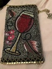 Mary Frances Wine Time Crossbody Phone Bag