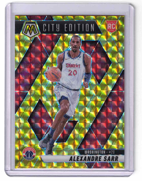 2024-25 Panini Mosaic - City Edition Alexandre Sarr #278 Reactive Yellow Mosaic