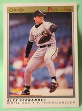 1991 O-Pee-Chee Premier - Alex Fernandez - Chicago White Sox #42