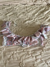 Top bikini amanti e amici con volant rosa taglia media