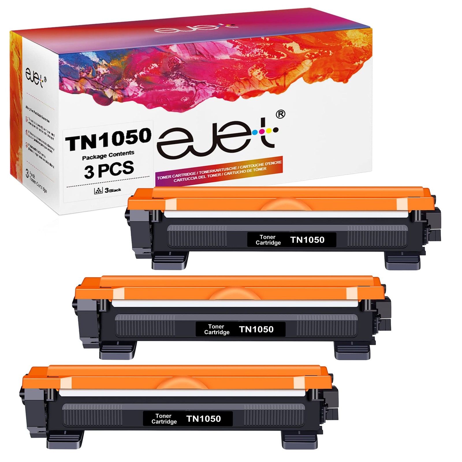Cartouches de toner TN1050 compatibles laser noir Brother TN-1050 haute densite