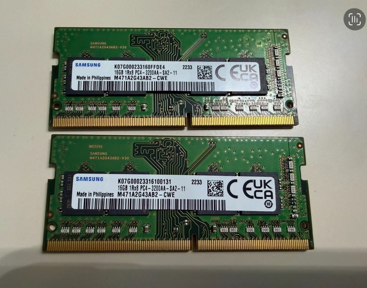 Samsung 32GB (2x16GB) Laptop RAM DDR4 3200MHz PC4-3200AA | eBay
