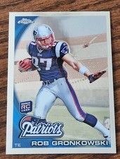 2010 Topps Chrome - Rob Gronkowski C112 Ball In Right Arm Rc Patriots 2010 Topps Chrome - Rob Gronkowski C112 Ball In Right Arm Rc Patriots