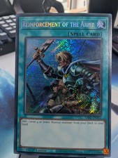 YuGiOh! Reinforcement of the Army RA01-EN051 Secret Rare 1st Ed