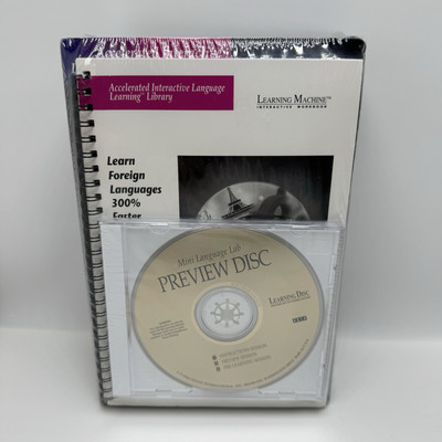 NEW! 1994 Zygon Int. Accelerated Interactive Language Learning Library 4X Disc