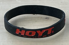 Hoyt Rubber Band Bracelet NEW OLD STOCK -Black  Red-