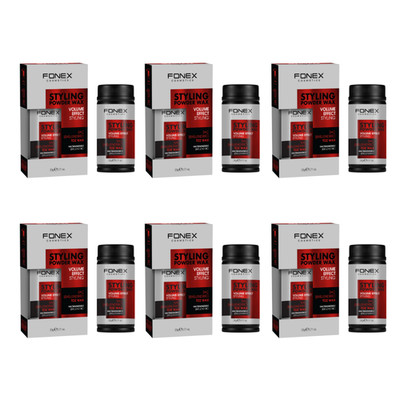6X Fonex Powder Wax Volume Effect 20g Haarstylingpuder Mattes Finish Puderwax