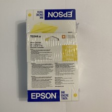 4 Pack of Epson Ink T034420 Yellow Cartridges NOS for Stylus Photo 2200 NOS EXP.