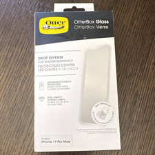 OtterBox Glass Screen Protector for Apple iPhone 17 Pro Max Clear Anti-Scratch