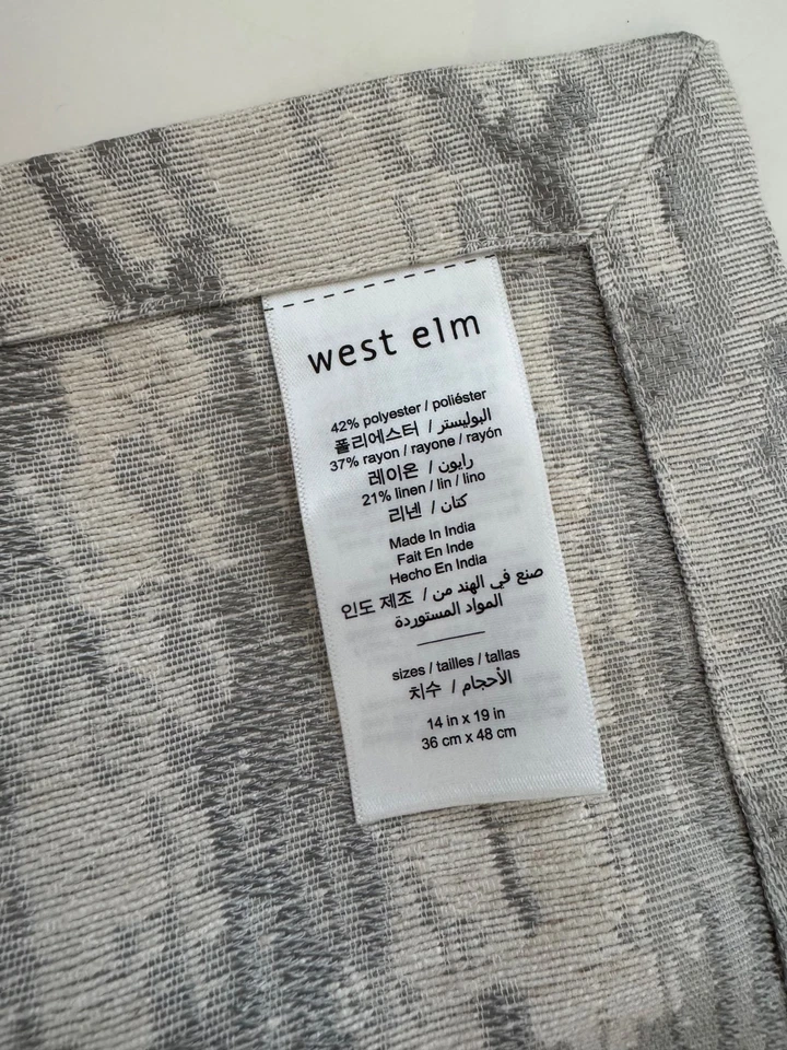 Juego de 12 manteles individuales West Elm Foto 4 de 4