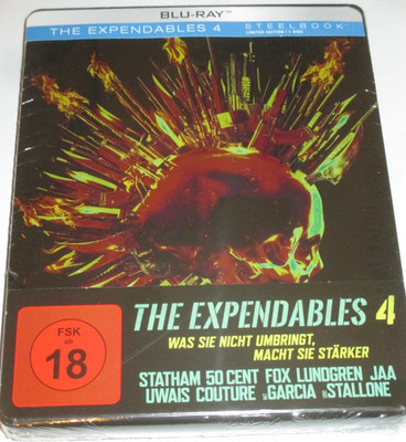 Steelbook - The Expendables 4 - Blu-ray/NEU/Sylvester Stallone/Jason Statham