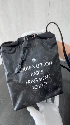LOUIS VUITTON Nano bag Hiroshi Fujiwara Fragment Monogram Eclipse