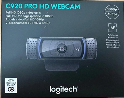 NEU & OVP: Logitech C920 HD Pro Webcam   Full HD 1080p Webkamera USB