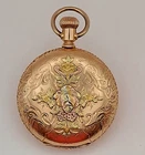 1897 Antique Elgin 14k Tri-Colored Gold 6538606 Hunter Case Pocket Watch 40.8 g
