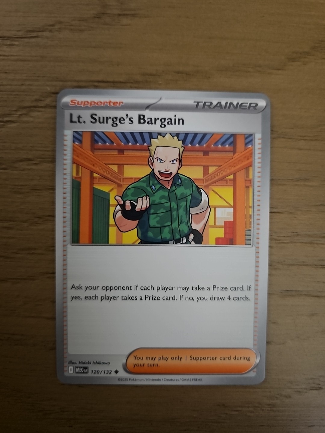 Lt. Surge's Bargain 120/132 Me01: Mega Evolution Regular