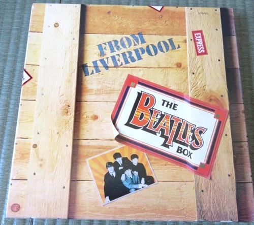 The Beatles Box From Liverpool 8LP Box Set w/ Liner Notes Lyrics Poster EX/VG+