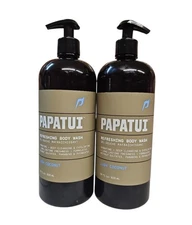 2 Bottles Papatui Refreshing Body Wash 28 fl oz Each - Lush Coconut JUMBO Size