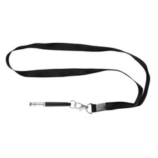 Dog Training Whistle with Lanyard Puppy Whistle Black 
