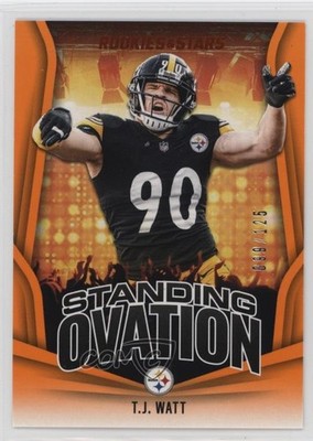 2023 Panini Rookies & Stars Standing Ovation Orange 99/125 TJ Watt #SO-19 12dh