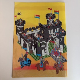 Lego Black Monarch's Castle 6085 Black Knights 100% Complete Set with Box 1988
