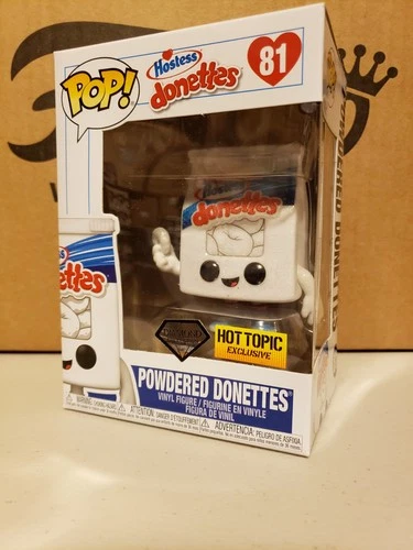 Funko Pop Ad Icons #81 Hostess Powdered Donettes GLITTER  Funko Shop Excl *NEW*