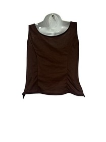 Brown Lace Up Corset Top Steampunk Costume Renaissance