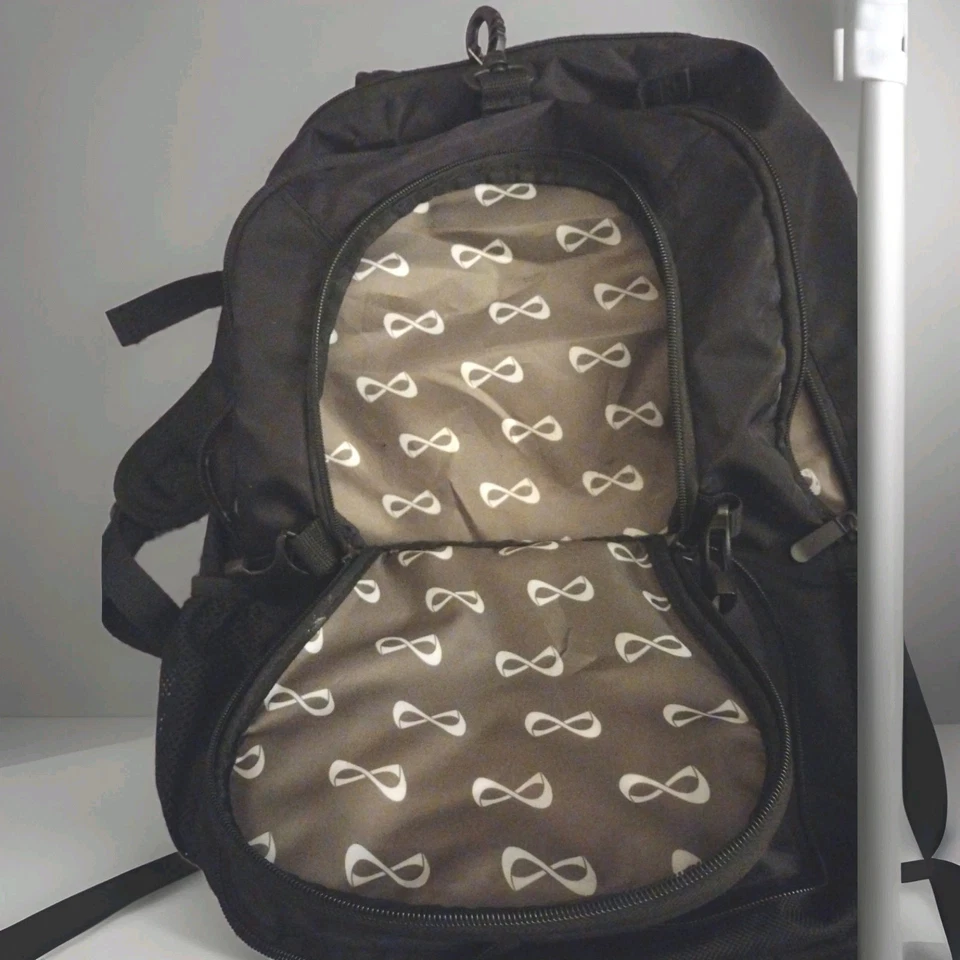 Черный рюкзак Infiniti 3 отсека регулируемые ремни с лабораторным верхом для хранения - Изображение 2 из 4