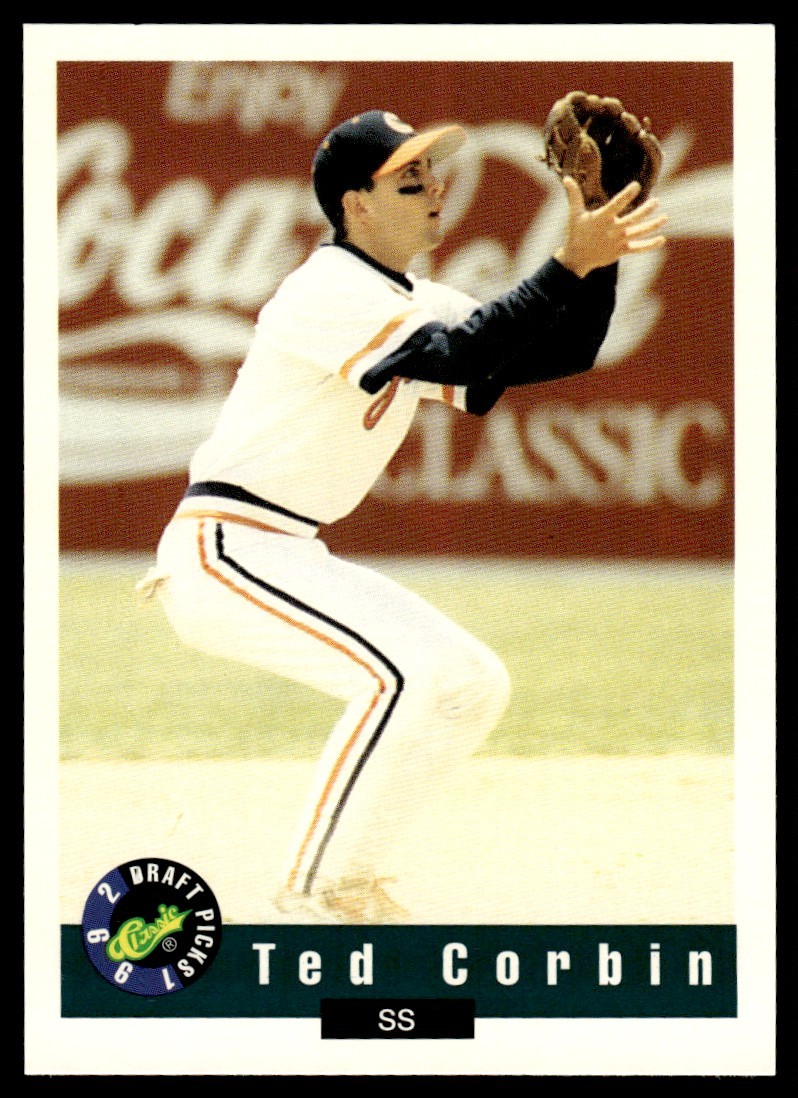 1992 Classic Draft Picks Ted Corbin Minnesota Twins #97