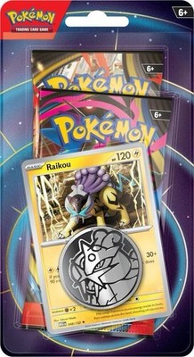 NEW Pokemon Mega Evolution & Phantasmal Flames 2-Pack Blister Sealed - Raikou
