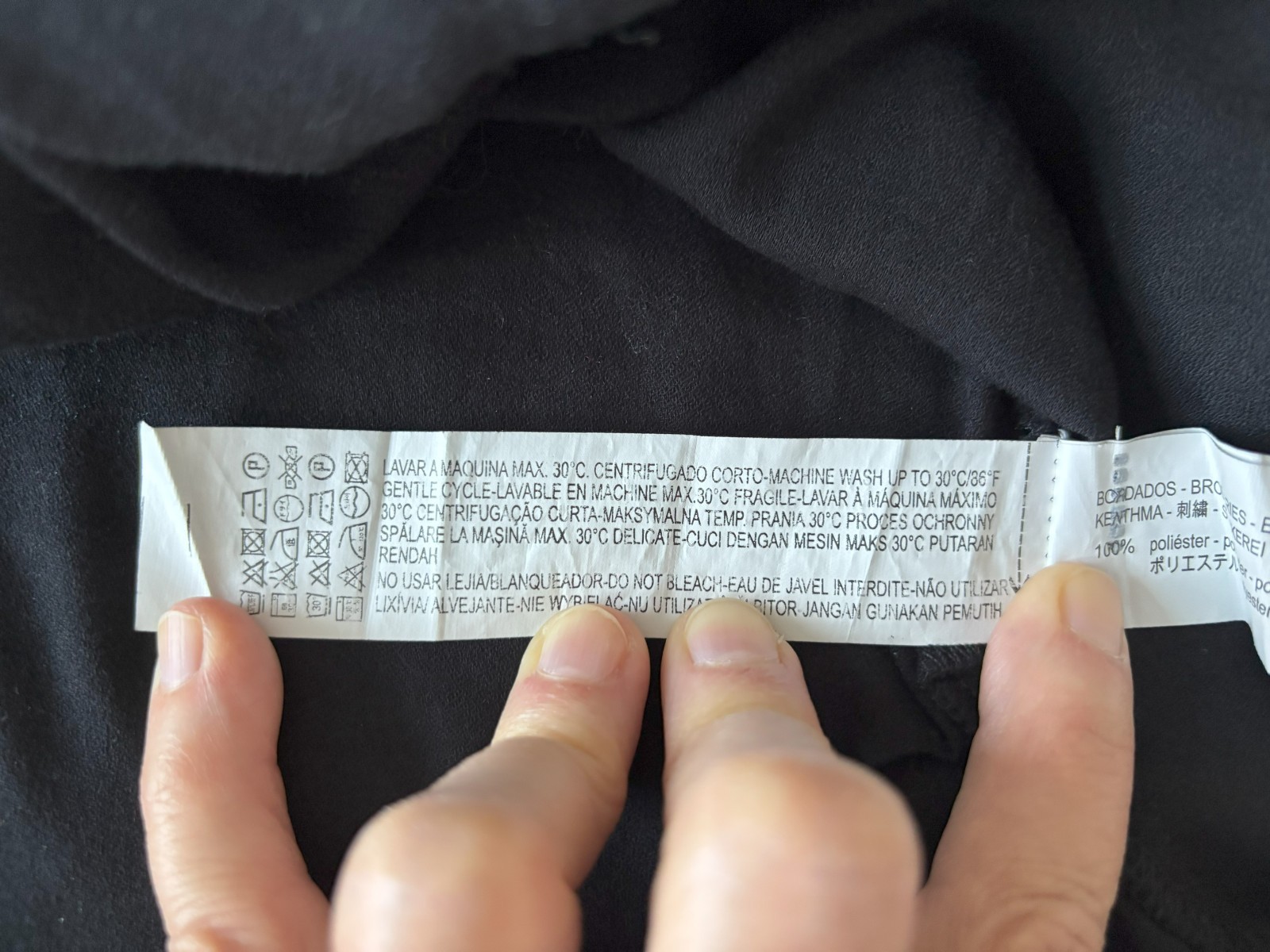 Zara Basic Collection Black w/Red Embroidery Wome… - image 15