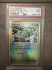 Pokemon 2004 EX Team Magma vs Team Aqua #39 Bulbasaur Reverse Foil PSA 8