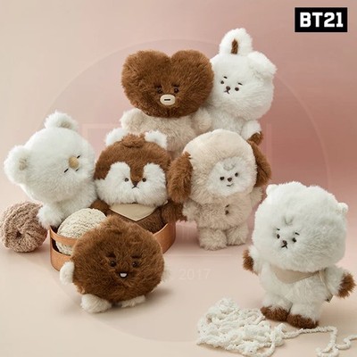 BTS BT21 Official Goods PLUSH MADE BY RJ + Tracking Number