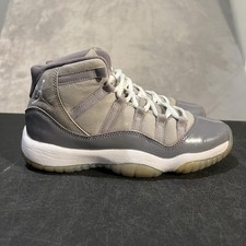 Jordan 11 Retro Cool Grey Shoes Youth Size 5Y Patent Leather High Top 378038-005