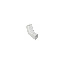 Amerimax 37066 A-B Transition Gutter Elbow, PVC, White, 2 x 3-In. - Quantity 15