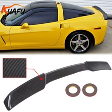 For 05-2013 Corvette C6 Zr1 Extended Style Carbon Look Rear Trunk Wing Spoiler