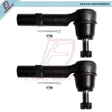 2Pcs Front Outer Tie Rod For Chevy Traverse Acadia Saturn Outlook Buick Enclave
