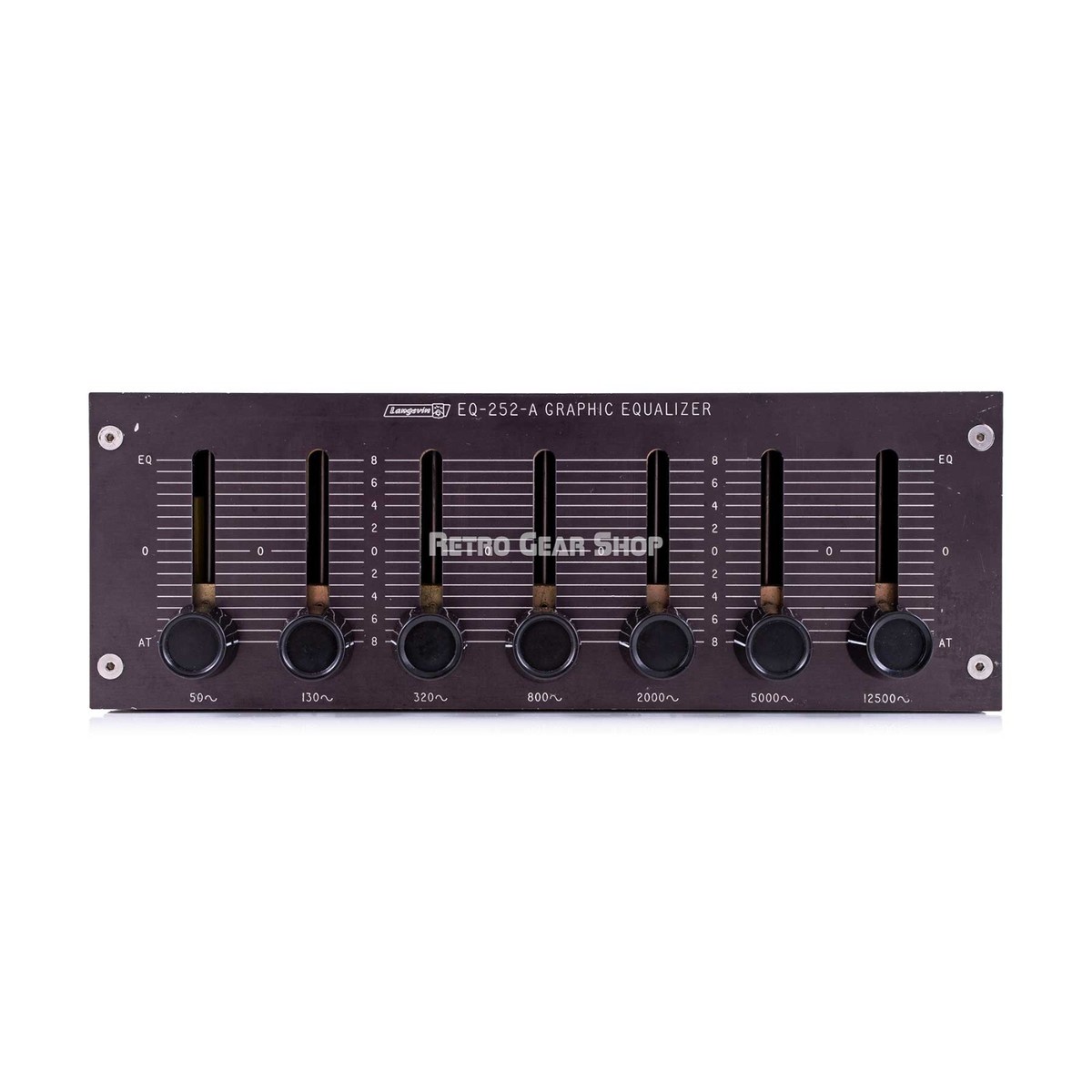 Langevin EQ-252-A Graphic Equalizer Analog EQ Vintage Rare Black