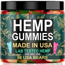 Deep Sleep Gummy Bears-Premium Gummies-Calm, Stress, Relax, Anxiety-Made In USA